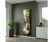 Heat4All ICONIC 1020W mat fotopaneel 60x160 met watervalprint op donkere wand
