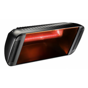 Heliosa 66 Black 2000W infrarood terrasstraler - vooraanzicht
