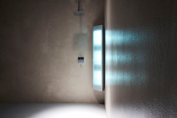 Sunshower Combi 2000W wit infrarood & UV douchepaneel voor badkamer en wellness