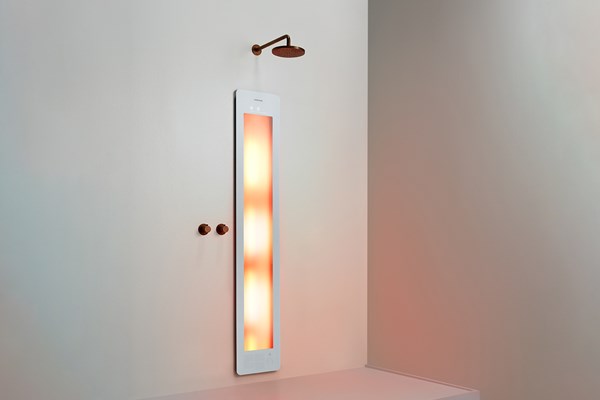 Sunshower ONE/L 3050W wit infraroodsysteem voor badkamer en douche