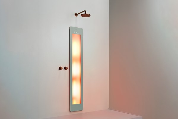 Sunshower ONE/L 3050W grijs infraroodsysteem voor badkamer en douche