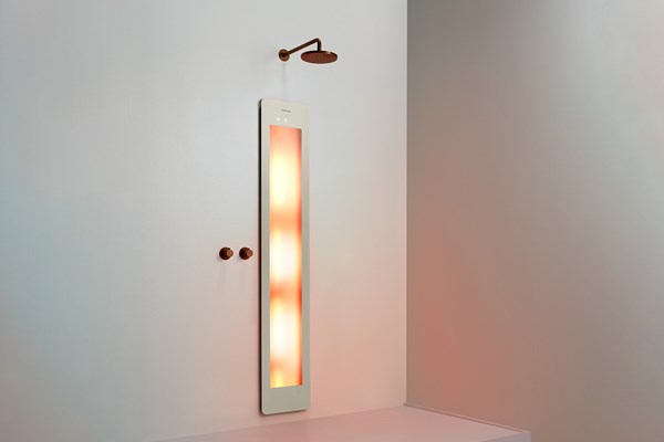 Sunshower ONE/L 3050W zandwit infraroodsysteem voor badkamer en douche