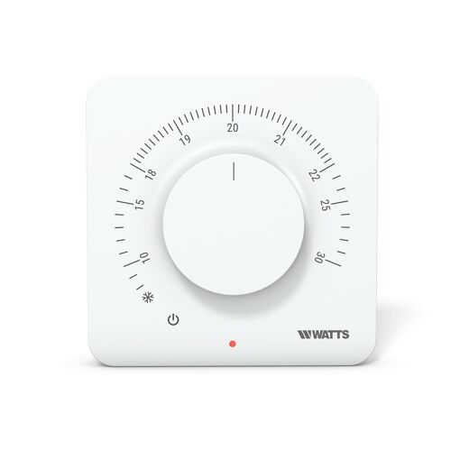 Watts BT-A03-RF analoge thermostaat 868 MHz - vooraanzicht