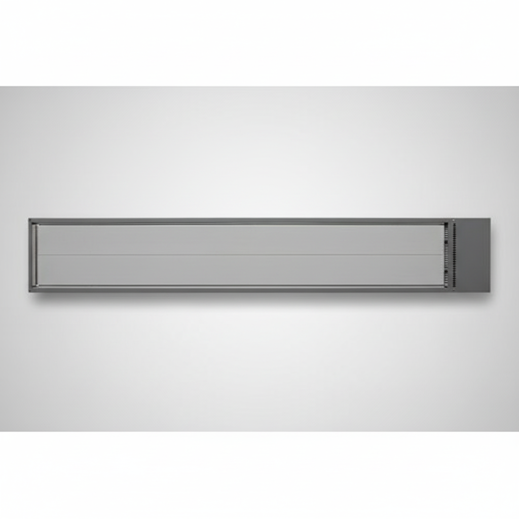 ECOSUN HEATSTRIP 2400W Anthracite - Front View