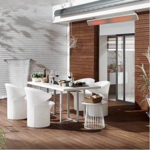 Heatscope VISION 3200W Blanc (avec télécommande) 